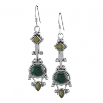 Long dangle best selling 925 sterling silver top design earrings