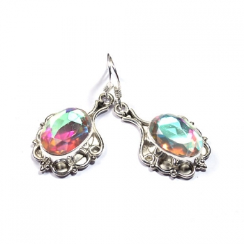 Export quality handmade jaipur silver earrings