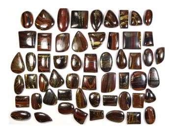 Natural cabochon iron tiger gemstones