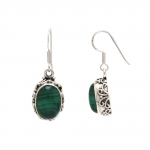 Green malachite top design handcrafted artisan inspired wholesale Indian gemstone jewelry sets